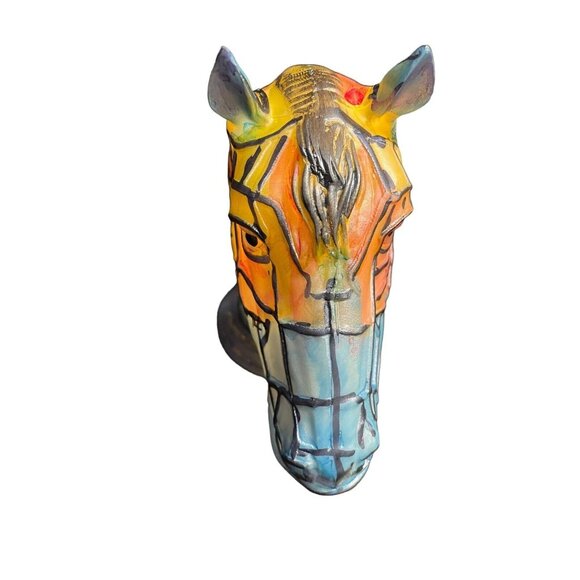 Horse Stained Resin Night Light 3D Table Lamp Series Desk Lamps Retro 16" x 16" - Picture 3 of 12